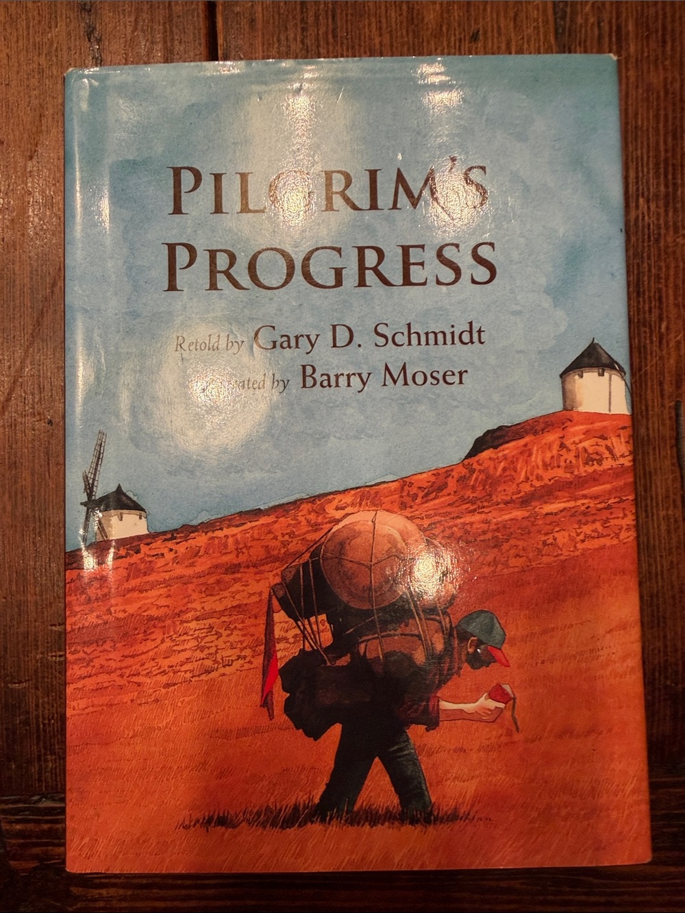 Pilgrim's Progress Hardcover Book - Blue and Orange Cover